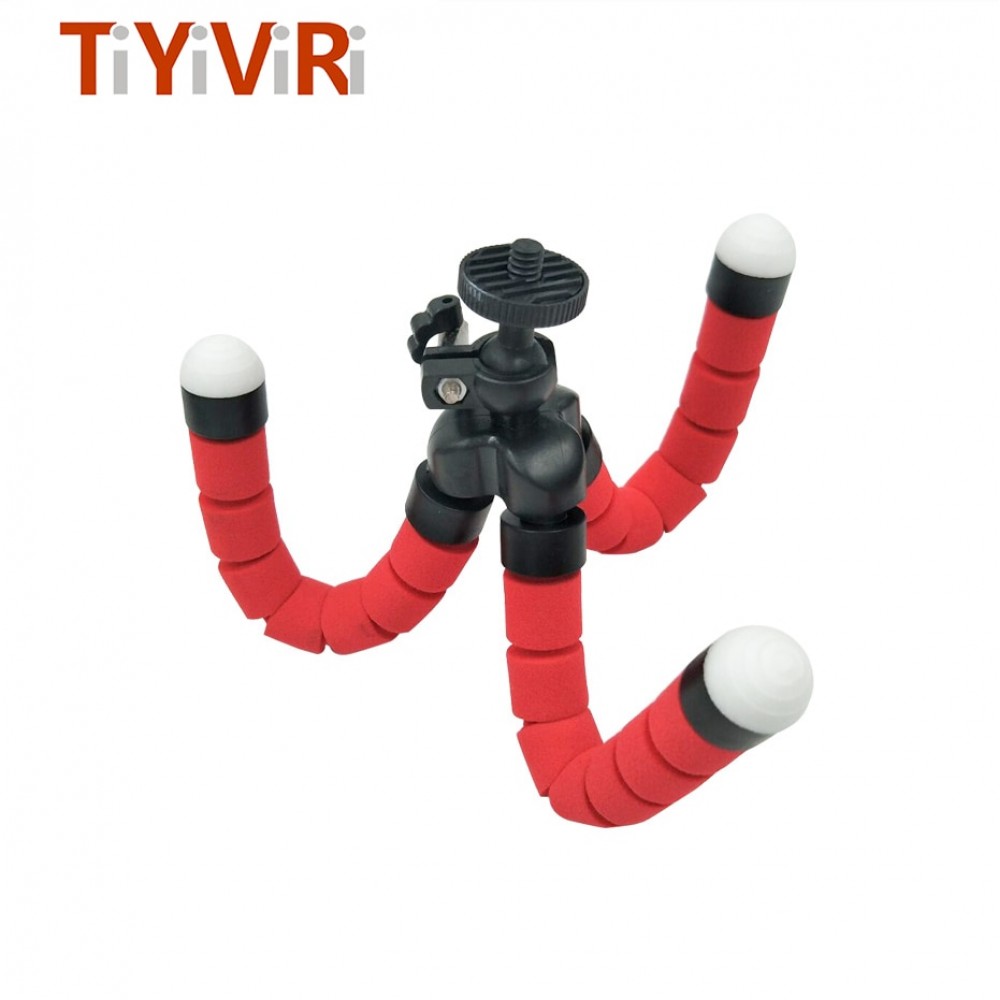 Flexible Octopus Gorillapod Sponge Small Mini Tripod movil Holder Stand Bracket For Go pro Camera For Xiaomi yi 4K Action Camera