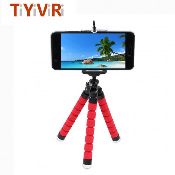 Flexible Octopus Gorillapod Sponge Small Mini Tripod movil Holder Stand Bracket For Go pro Camera For Xiaomi yi 4K Action Camera