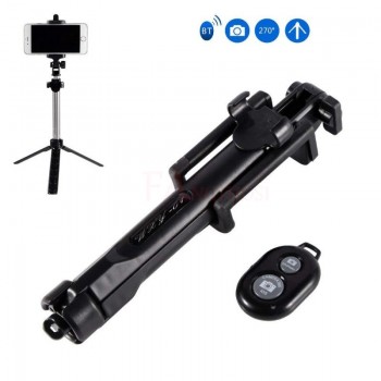 New 3 in 1 Wireless Bluetooth Selfie Stick + Mini Selfie Tripod with Remote Control For iPhone X 8 7 6s plus Portable Monopod