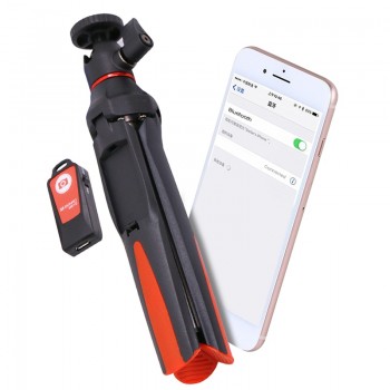 BENRO 33inch Handheld Tripod Selfie Stick 3 in 1 Bluetooth Extendable Monopod Selfie Stick Tripod for iPhone 8 Samsung Gopro 4 5