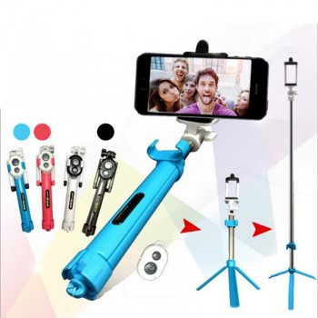Universal Android/IOS Phone Folding Extendable Selfie Stick Auto Selfie Stick Tripod+Clip Holder+Bluetooth Remote Controller Set