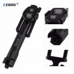 kebidu Wireless Bluetooth Tripod Stand Selfie Stick Monopod For IOS Android Phones Desktop Tripod Holder Stand Mini Selfie Stick