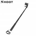 SHOOT Adjustable Aluminum Selfie Stick Monopod for GoPro Hero 7 6 5 Black Silver Session Xiaomi Yi 4K Sjcam Sj4000 Action Camera