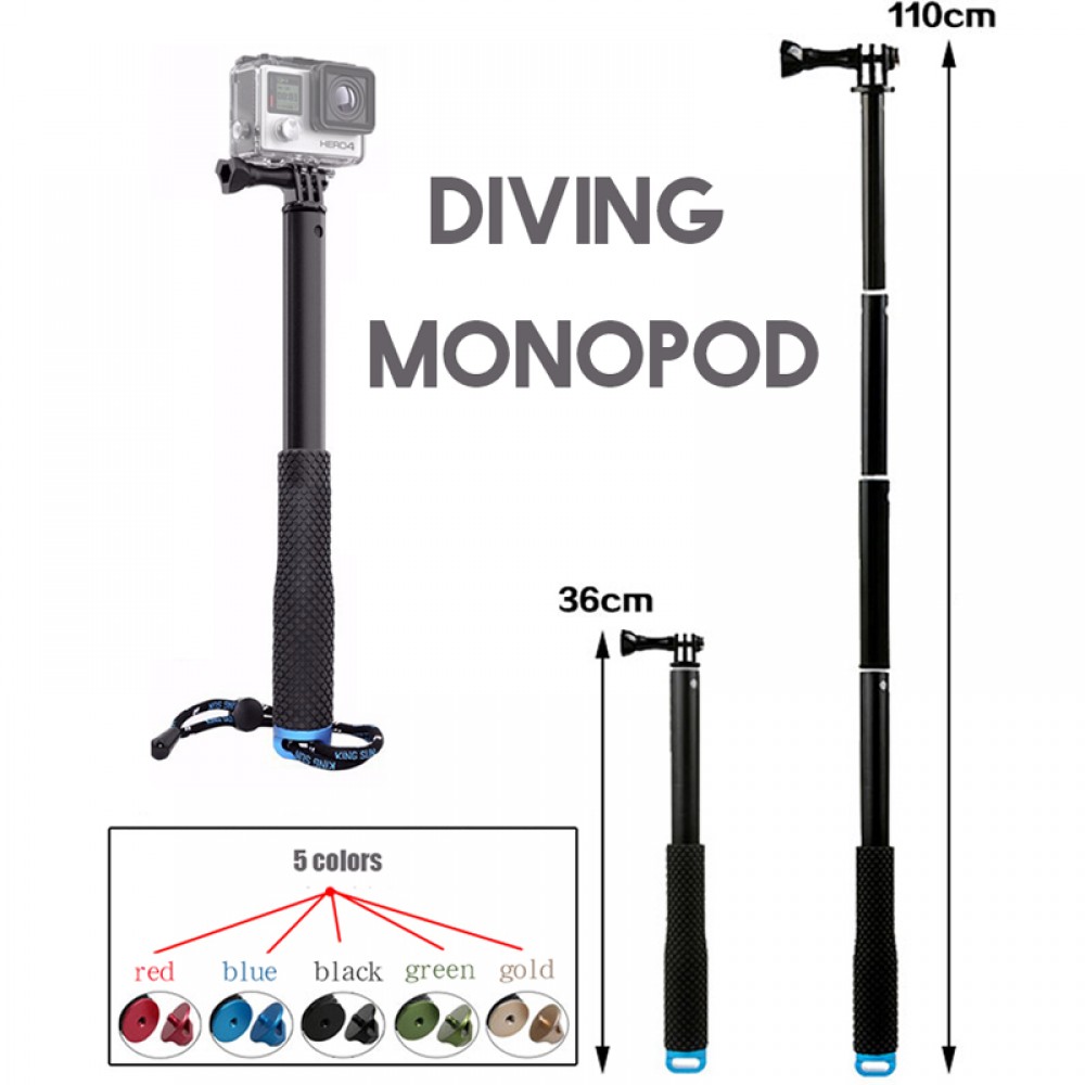 Go pro Handheld Selfie Sticks Monopod for GoPro HERO 5 4 3 session sjcam sj4000 sj5000x sj9000 xiaomi yi 4k camera accessories