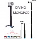 Go pro Handheld Selfie Sticks Monopod for GoPro HERO 5 4 3 session sjcam sj4000 sj5000x sj9000 xiaomi yi 4k camera accessories