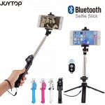 JOYTOP  Foldable Selfie Stick Bluetooth Selfie Stick+Tripod+Bluetooth Shutter Remoter Tripod for iPhone Android Selfie Sticks