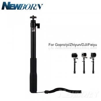 36 Inch Extendable Selfie Stick Action Camera Handheld Monopod for Gopro HERO 6/5/2/3/3+/4 for iPhone X 6 7 8  Feiyu zhiyun Sm4