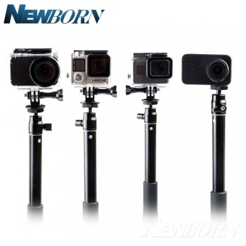 36 Inch Extendable Selfie Stick Action Camera Handheld Monopod for Gopro HERO 6/5/2/3/3+/4 for iPhone X 6 7 8  Feiyu zhiyun Sm4
