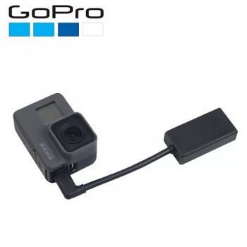 GoPro Pro 3.5mm Mic Adapter for HERO 7 HERO5 Black/HERO5 Session/ HERO6 BLACK AAMIC-001