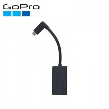 GoPro Pro 3.5mm Mic Adapter for HERO 7 HERO5 Black/HERO5 Session/ HERO6 BLACK AAMIC-001