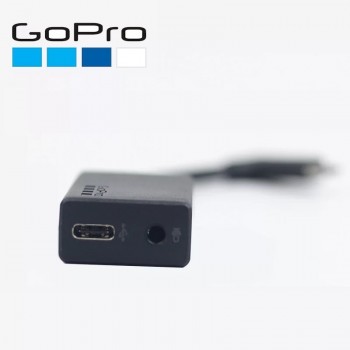 GoPro Pro 3.5mm Mic Adapter for HERO 7 HERO5 Black/HERO5 Session/ HERO6 BLACK AAMIC-001