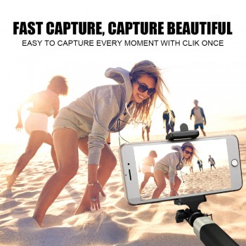 TOMKAS New Selfie Stick For Xiaomi Huawei Samsung Mobile Phone Foldable Portable Monopod Universal Mini Selfie Stick With Button