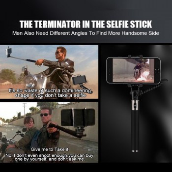TOMKAS New Selfie Stick For Xiaomi Huawei Samsung Mobile Phone Foldable Portable Monopod Universal Mini Selfie Stick With Button