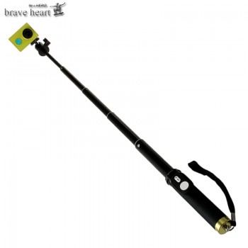 brave heart Bluetooth Remote Control Handheld monopod Tripod Selfie Stick for Xiaomi YI xiao yi 4k 2 Camera accessories