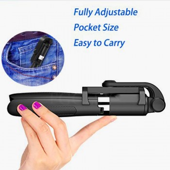 FGCLSY 3 in 1 Wireless Bluetooth Selfie Stick For iPhone Universal Mobile Phone Tripod Bracket Mini Extendable Handheld Monopod