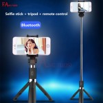 FANGTUOSI high quality selfie stick Bluetooth mini tripod Extendable Monopod Pau Palo for mobile phones Bluetooth selfie stick