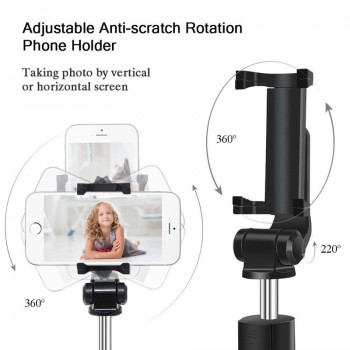 DUSZAKE Selfie Stick Bluetooth Tripod For Xiaomi Wireless Monopod For Phone Mini Selfie Stick Bluetooth Tripod For iPhone Xiaomi