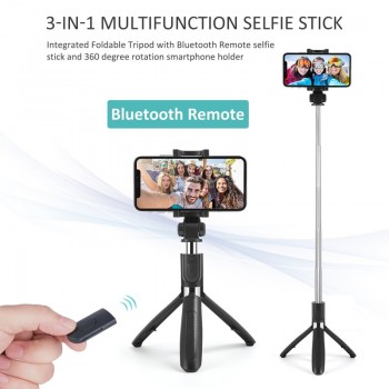 DUSZAKE Selfie Stick Bluetooth Tripod For Xiaomi Wireless Monopod For Phone Mini Selfie Stick Bluetooth Tripod For iPhone Xiaomi