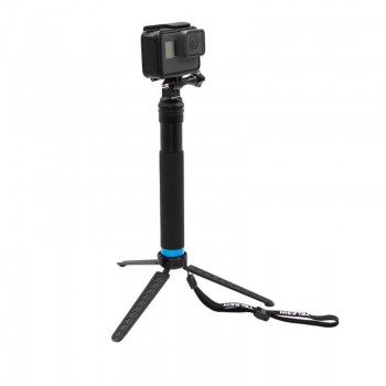 Waterproof Aluminum Alloy Extendable Handheld Selfie Stick Pole Monopod Tripod Selfie Stick Mount For GoPro Hero 4 5 6 SJCAM
