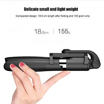 DUSZAKE Bluetooth Selfie Stick Tripod For Xiaomi Wireless Monopod For Phone Mini Bluetooth Selfie Stick Tripod For iPhone Xiaomi