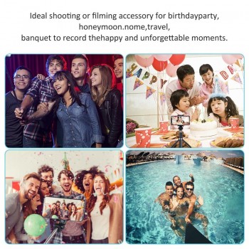 DUSZAKE Bluetooth Selfie Stick Tripod For Xiaomi Wireless Monopod For Phone Mini Bluetooth Selfie Stick Tripod For iPhone Xiaomi