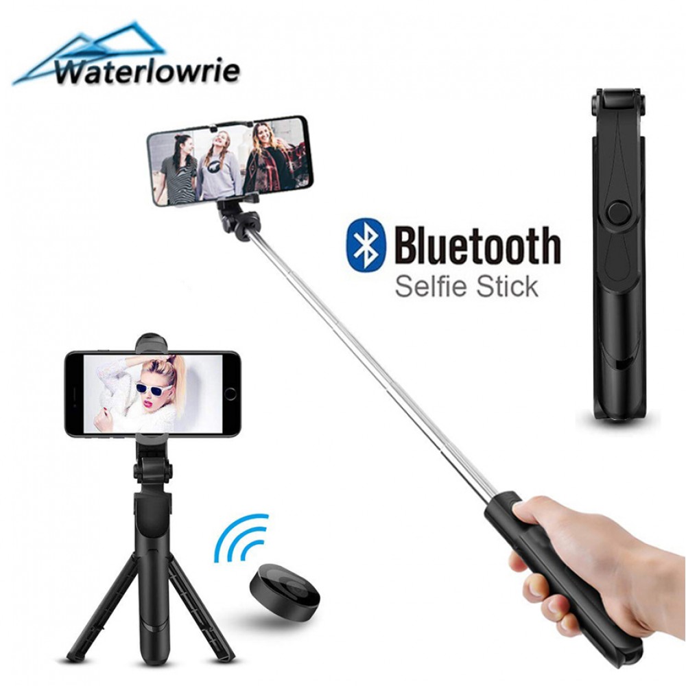 selfie stick with tripod For Xiaomi, Mini Bluetooth Selfie Portable monopod Holder for Smartphone iPhone 7 8 X XR XS Samsung S9