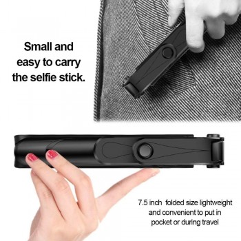 selfie stick with tripod For Xiaomi, Mini Bluetooth Selfie Portable monopod Holder for Smartphone iPhone 7 8 X XR XS Samsung S9