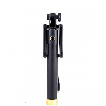 Mini Extendable Wired Selfie Stick for iphone XS Max X 8 7 6 6s Plus 5s 4s Universal Monopod with Button for iphone X XR XS 5s