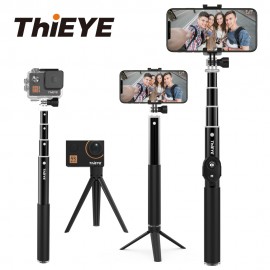 ThiEYE Bluetooth 34 inch Action Camera Selfie Stick Mini Tripod Extendable Monopod For All Action Cam And Smartphone For Gopro