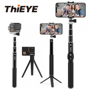 ThiEYE Bluetooth 34 inch Action Camera Selfie Stick Mini Tripod Extendable Monopod For All Action Cam And Smartphone For Gopro