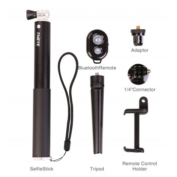 ThiEYE Bluetooth 34 inch Action Camera Selfie Stick Mini Tripod Extendable Monopod For All Action Cam And Smartphone For Gopro