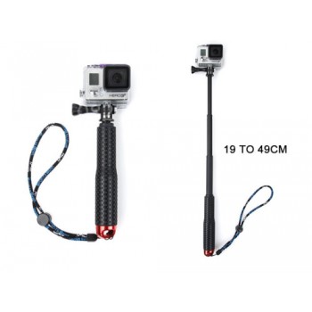 For Go Pro Accessories Handheld Extendable Pole Monopod Selfie Stick for GoPro HERO5 6 7 HERO4 Session HERO 5 4 3+ 3 2 1 SJ4000
