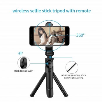 JOYTOP 3 in 1 Monopod Bluetooth Selfie Stick Foldable Tripod Selfie Stick With Wireless Shutter For iPhone for Andorid huawei