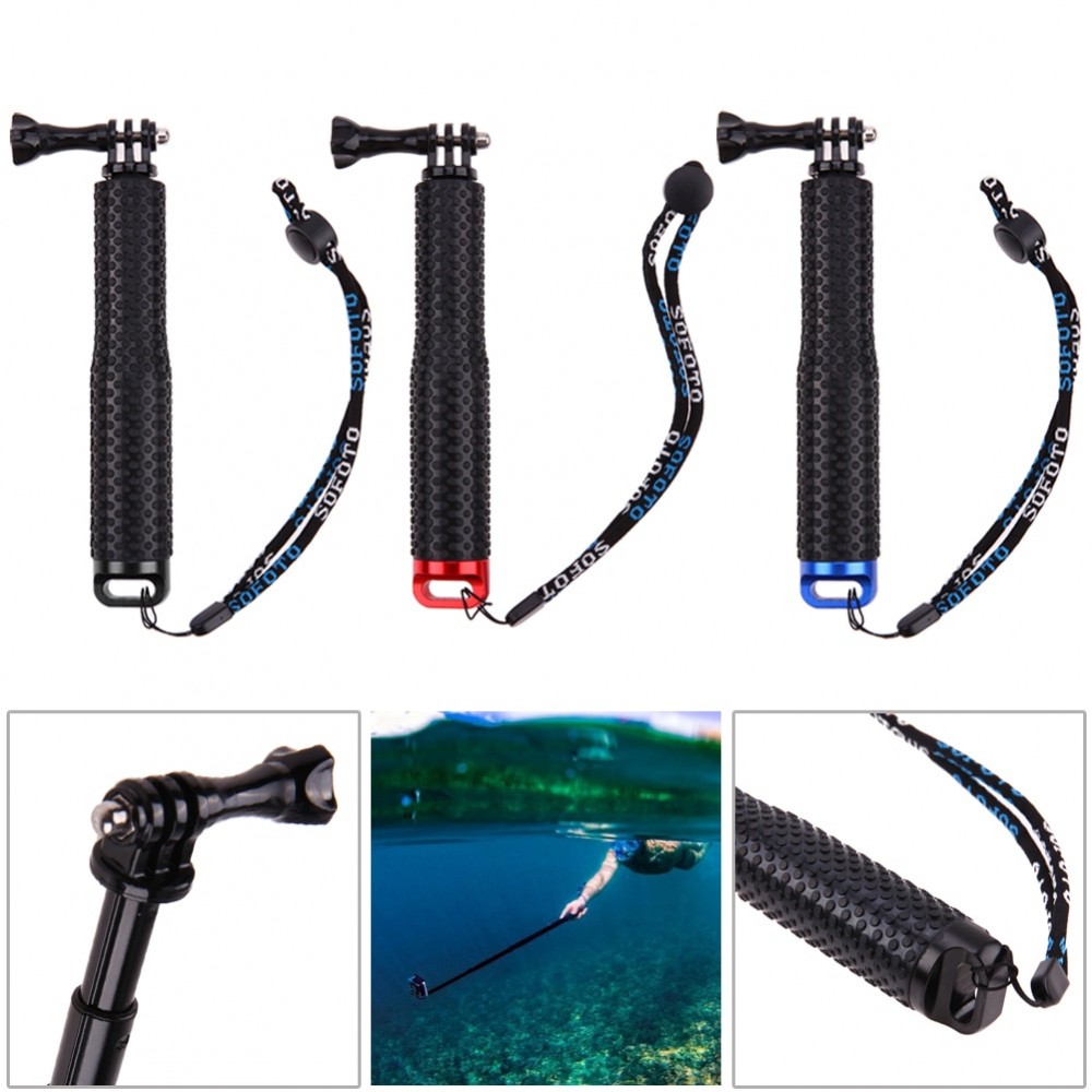 Portable 19 Inch Extendable Camera Selfie Stick Action Camera Handheld Monopod Outdoor stick for Gopro HERO 5/2/3/3+/4 Camera