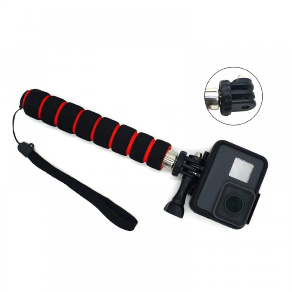 Foldable Portable Selfie Handheld Stick With Lanyard Adjustable Telescoping Camera Monopod For GoPro Hero 6/5