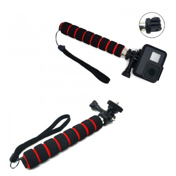 Foldable Portable Selfie Handheld Stick With Lanyard Adjustable Telescoping Camera Monopod For GoPro Hero 6/5