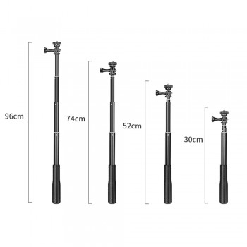 SHOOT Selfie Stick Monopod Mount for GoPro Hero 6 5 7 Black Session Sjcam Xiaomi Yi 4K Eken H9 Go Pro Action Camera Accessories