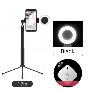 170cm 67in Bluetooth Selfie Stick Tripod with Ring Light Selfie Beauty Portrait Fill Lighting for iPhone XS 7plus Huawei P20 Pro