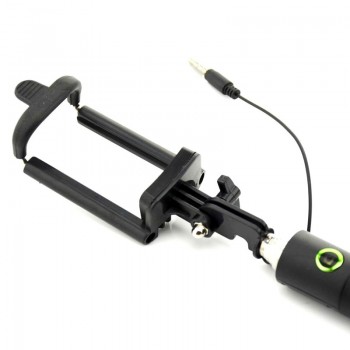 Big Sale Universal Luxury mini Handheld Extendable Wired Selfie Stick Monopod for iphone Samsung Android/IOS Phones palo selfie