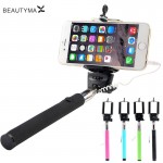Wired monopod Selfie Stick for Iphone 5s 6 plus Pau de Selfie Selfish tripod for sumsung galaxy s7 s8 Android IOS selfie timer