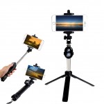 Extendable Selfie Stick Tripod Remote Bluetooth Shutter For iPhone X 8 Plus Samsung Galaxy S8 @ XR649