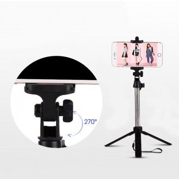 Extendable Selfie Stick Tripod Remote Bluetooth Shutter For iPhone X 8 Plus Samsung Galaxy S8 @ XR649