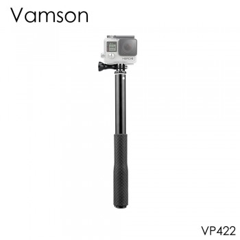 Vamson for Gopro Accessories Tripod Monopod Adjustable Selfie Stick for GoPro Hero 7 6 5 for Xiaomi Yi SJCAM for Phone VP422