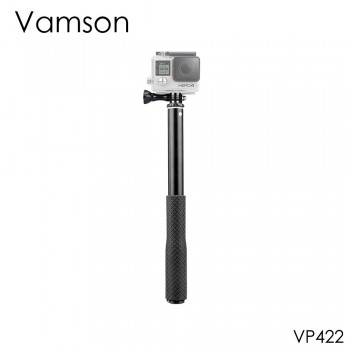 Vamson for Gopro Accessories Tripod Monopod Adjustable Selfie Stick for GoPro Hero 7 6 5 for Xiaomi Yi SJCAM for Phone VP422