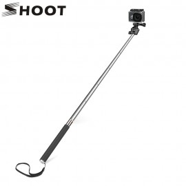 SHOOT for GoPro Hero Accesspries Selfie Stick Monopod for Go Pro Hero 6 5 7 Black Sjcam Sj4000 Xiaomi Yi 4K Eken H9 Accessories