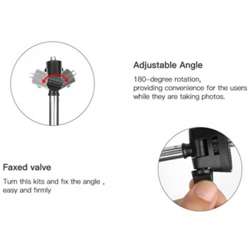 SHOOT for GoPro Hero Accesspries Selfie Stick Monopod for Go Pro Hero 6 5 7 Black Sjcam Sj4000 Xiaomi Yi 4K Eken H9 Accessories