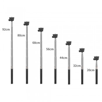 SHOOT for GoPro Hero Accesspries Selfie Stick Monopod for Go Pro Hero 6 5 7 Black Sjcam Sj4000 Xiaomi Yi 4K Eken H9 Accessories