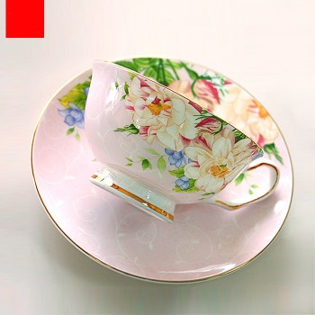 220ML, fine bone china vintage tea cup set, craft tea cup with saucer, porcelain coffee cup, cafeteira porcelain cup and saucer