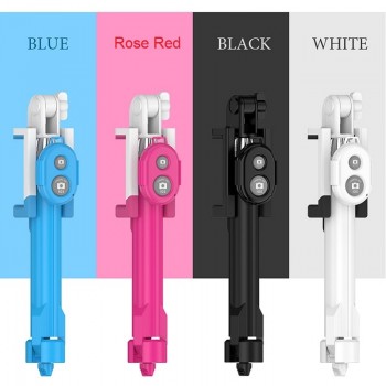 Bluetooth selfie stick Tripod with remote control Button Pau De Palo selfie stick for mobile phone Handheld Monopod Dropshipping