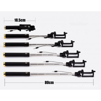 18.5-80CM Universal Selfie Stick for Huawei GR5 Honor 6A 5A 5C Y6 Elite Y5 Y6 Y7 2017 Selfy Monopod Camera Take Not Battery App